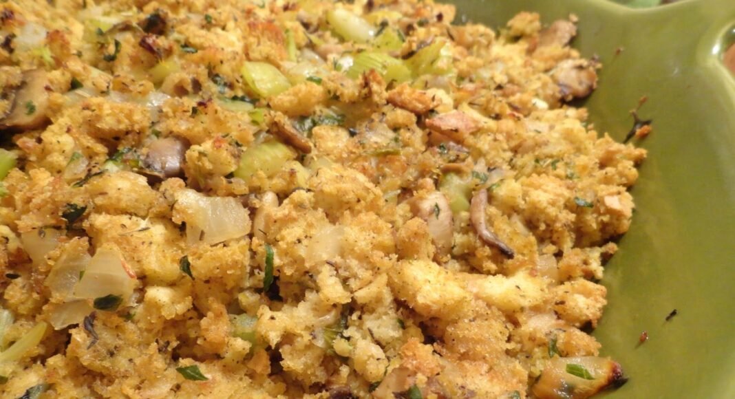 Onion, Celery, and Mushroom Stuffing [Vegan] – One Green Planet
