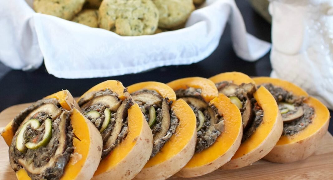 Butternut Squash Stuffed With Eggplant, Zucchini, and a Mushroom Lentil [Vegan, Gluten-Free] – One Green Planet