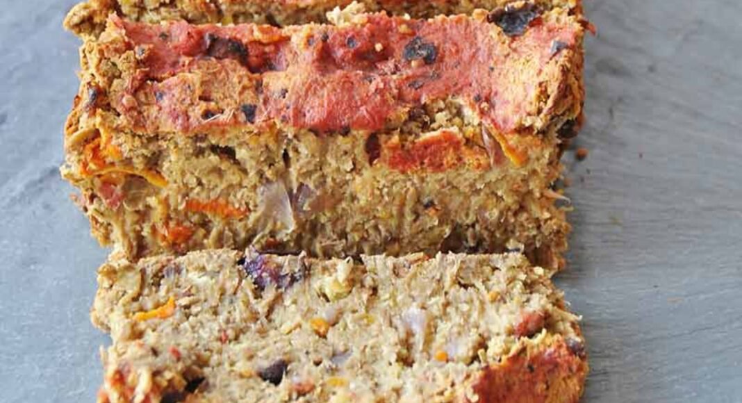 Lentil Loaf With Carrots, Onions, and Portobello Mushrooms [Vegan] – One Green Planet