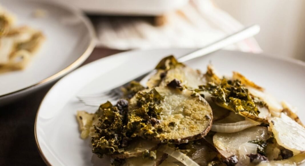 Greek Scalloped Potato Gratin [Vegan, Gluten-Free] – One Green Planet